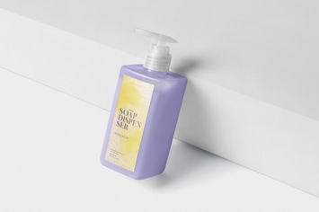 Soap Dispenser Mockup Rectangle - Medium Size