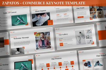 Zapatos - Commerce Keynote Template