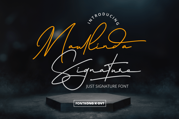 Maullinda Signature - Sophisticated Signature Font