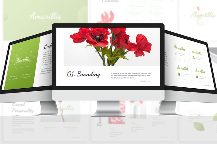 Amarillis - Brandbook Google Slides Template