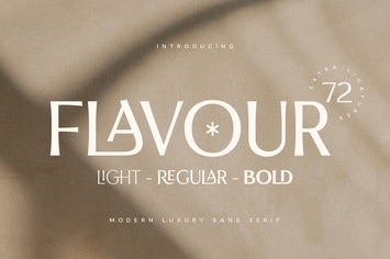 Flavour - Modern Luxury Sans Serif