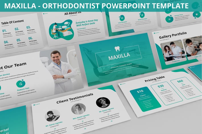 Maxilla - Orthodontist Powerpoint Template