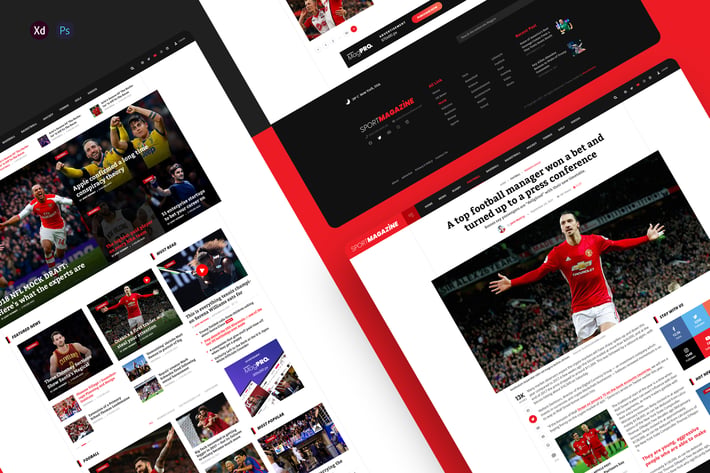 SportMagazine - Magazine & newspaper template