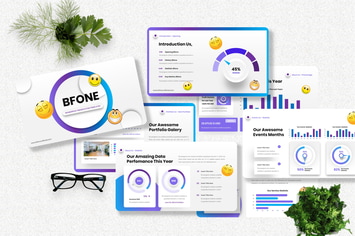 Bfone - Neumorphic Keynote Template