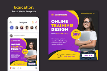 Online Training Banner Template