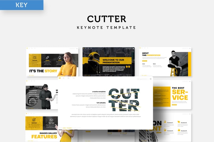 Cutter -  Keynote Template
