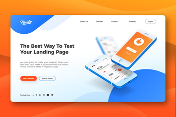Start-Up Hero Header Template