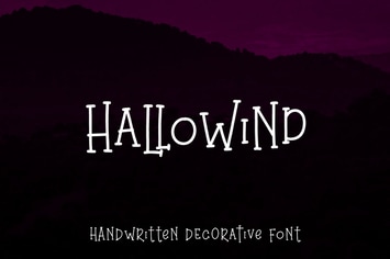 Hallowind - Decorative Font