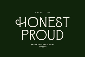 Honest Proud - Aesthetic Serif Font