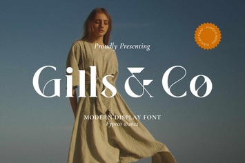 Gills & Co - Retro Modern Font 