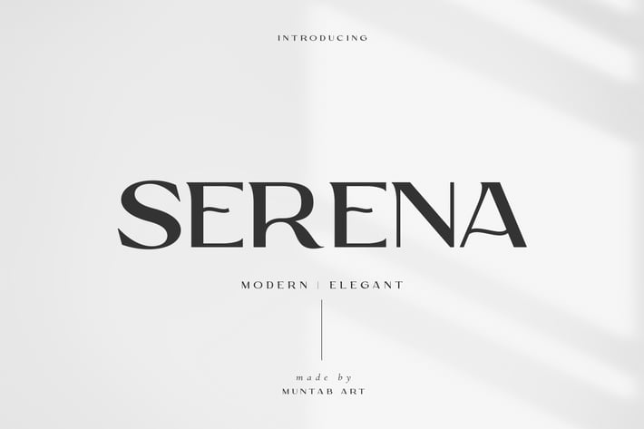 Serena | Modern Sans Serif