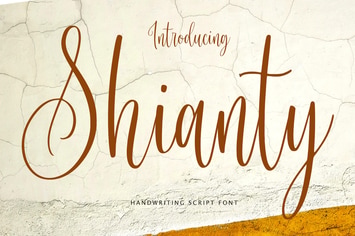 Shianty Playful Modern Handwritten Script Font