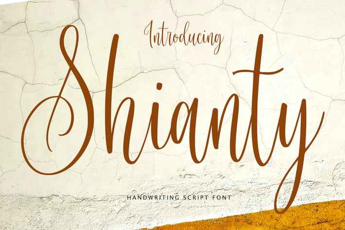 Shianty Playful Modern Handwritten Script Font
