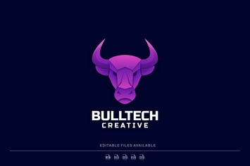 Bull Gradient Logo