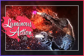 Luminous GIF Animated CS4+ Photoshop Action