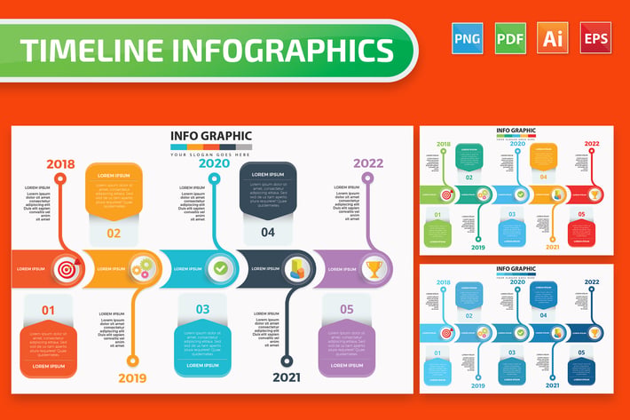 Timeline Infographics design