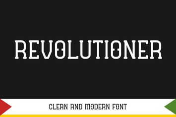 Revolutioner - Clean and Modern Font