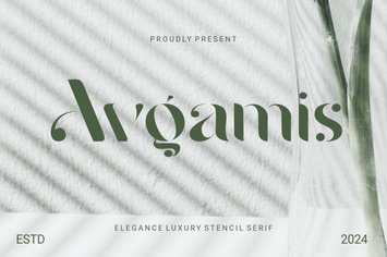Avgamis - Elegance Luxury Stencil Serif