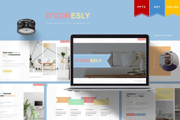 D'Coresly | Presentation Template