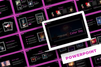 Color Sky - Powerpoint Template