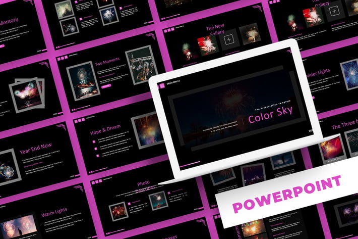 Color Sky - Powerpoint Template