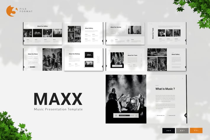 Maxx - Music Presentation Template