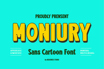 Moniury - Sans Cartoon Font