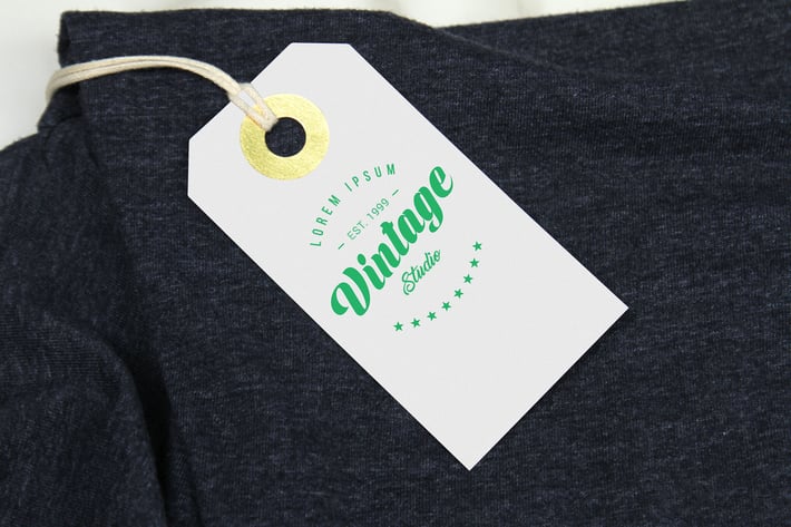 Branding Label Tag Mockup