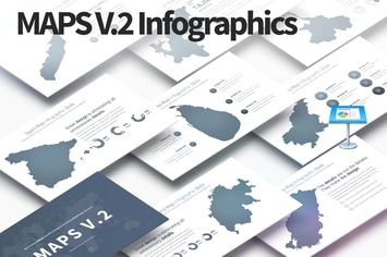 MAPS V.2 - Keynote Infographics Slides