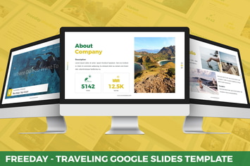 Freeday - Traveling Google Slides Template