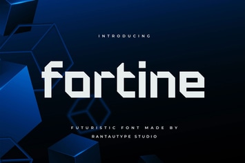 Fortine Futuristic Font