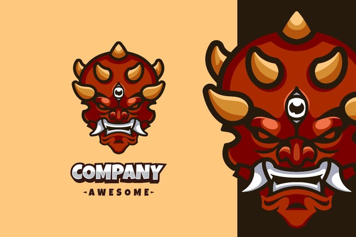 Oni Logo Mascot