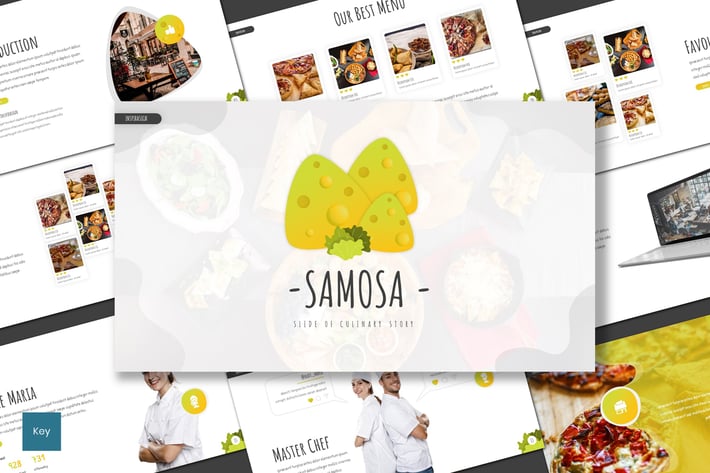 Samosa - Culinary Keynote Template