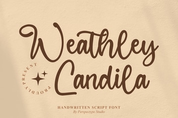 Weathley Candila Handwritten Font