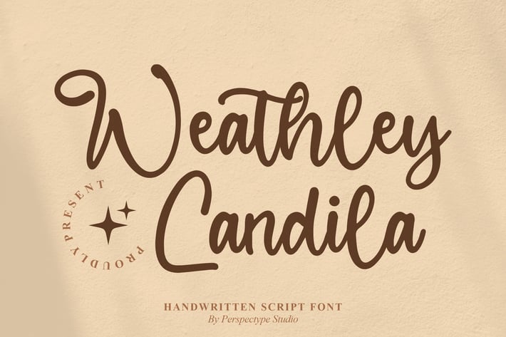 Weathley Candila Handwritten Font