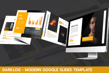 Darklog - Modern Google Slides Template