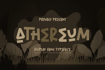 Athereum Display Advertisement Font