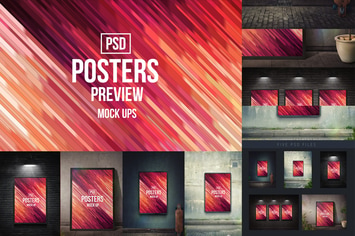 Posters Mock-Ups (PSD)