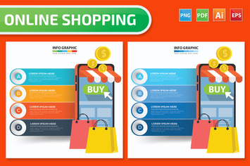 Online Shopping Infographics