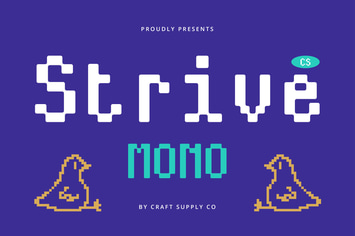 Strive Mono – Monospaced Font