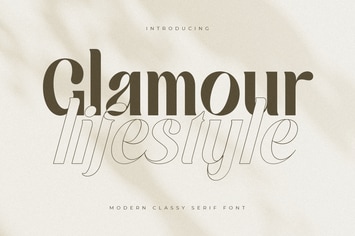 Glamour Lifestyle - Modern Classy Serif Font