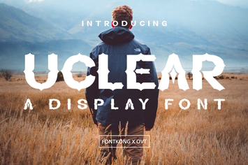 Uclear - Display Font