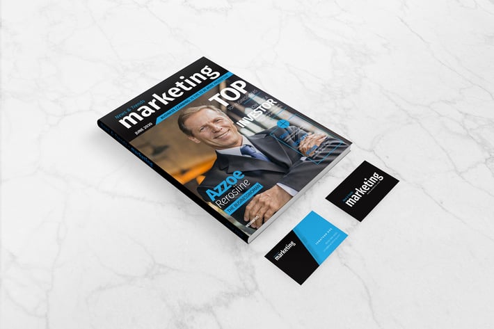 Mockup - A4 Magazine and Business Card