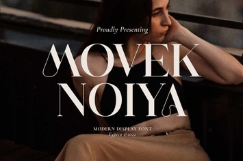 Movek Noiya - Modern Display Font 