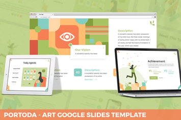 Portoda - Art Google Slides Template