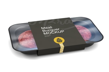 Meat Burguer Mockup
