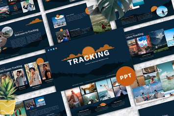 Tracking - Travel PowerPoint Template