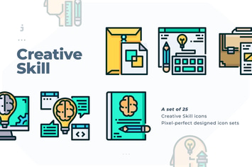 30 Creative Skill Icon set