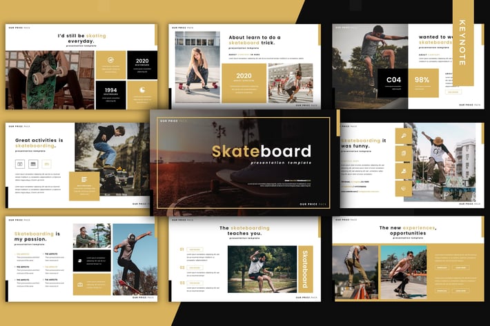Skateboard - Keynote Template