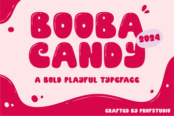 Booba Candy - A Bold Playful Typeface